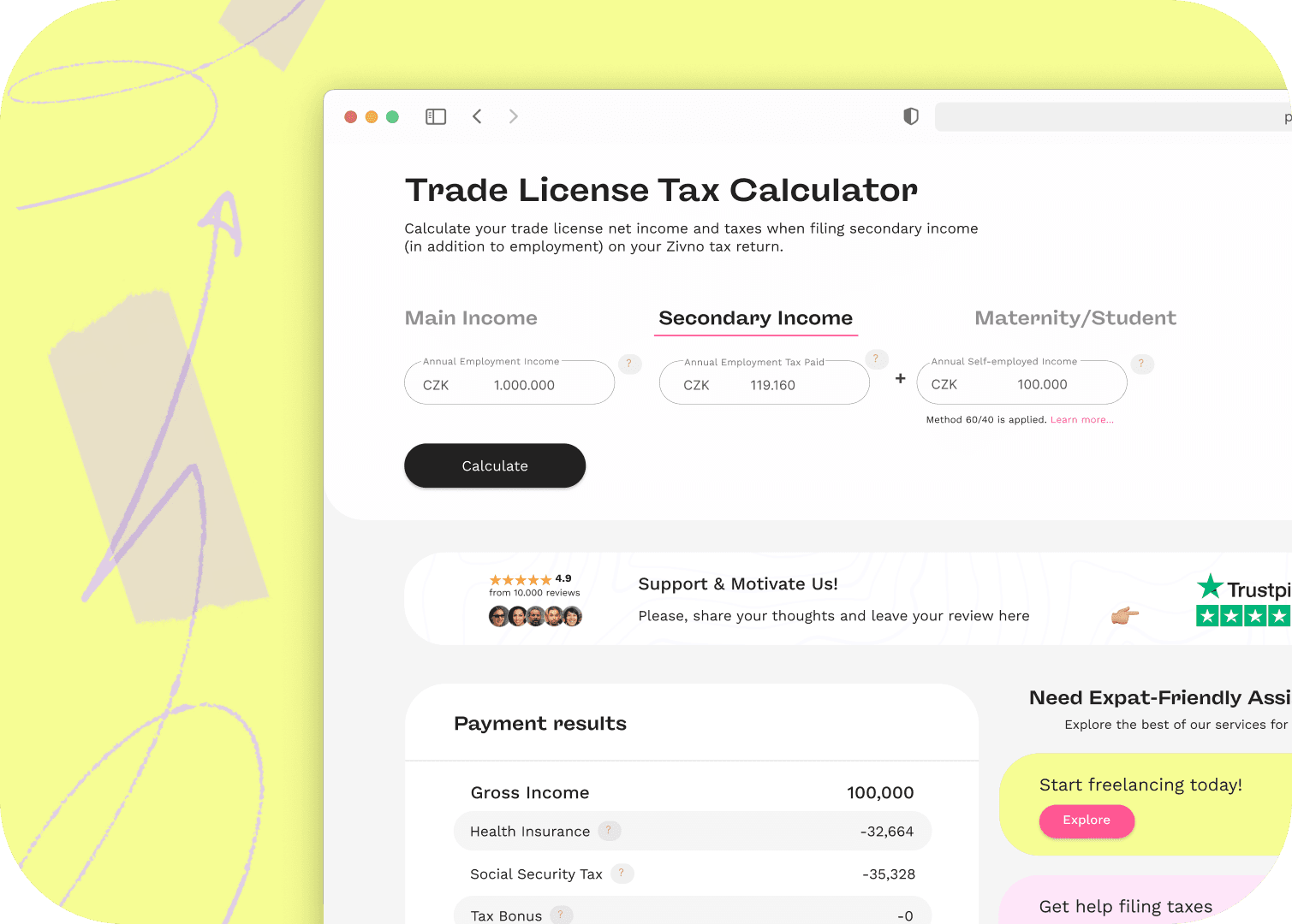 Freelance Business Registration in Czechia, 5% Tax - Stepper - 3