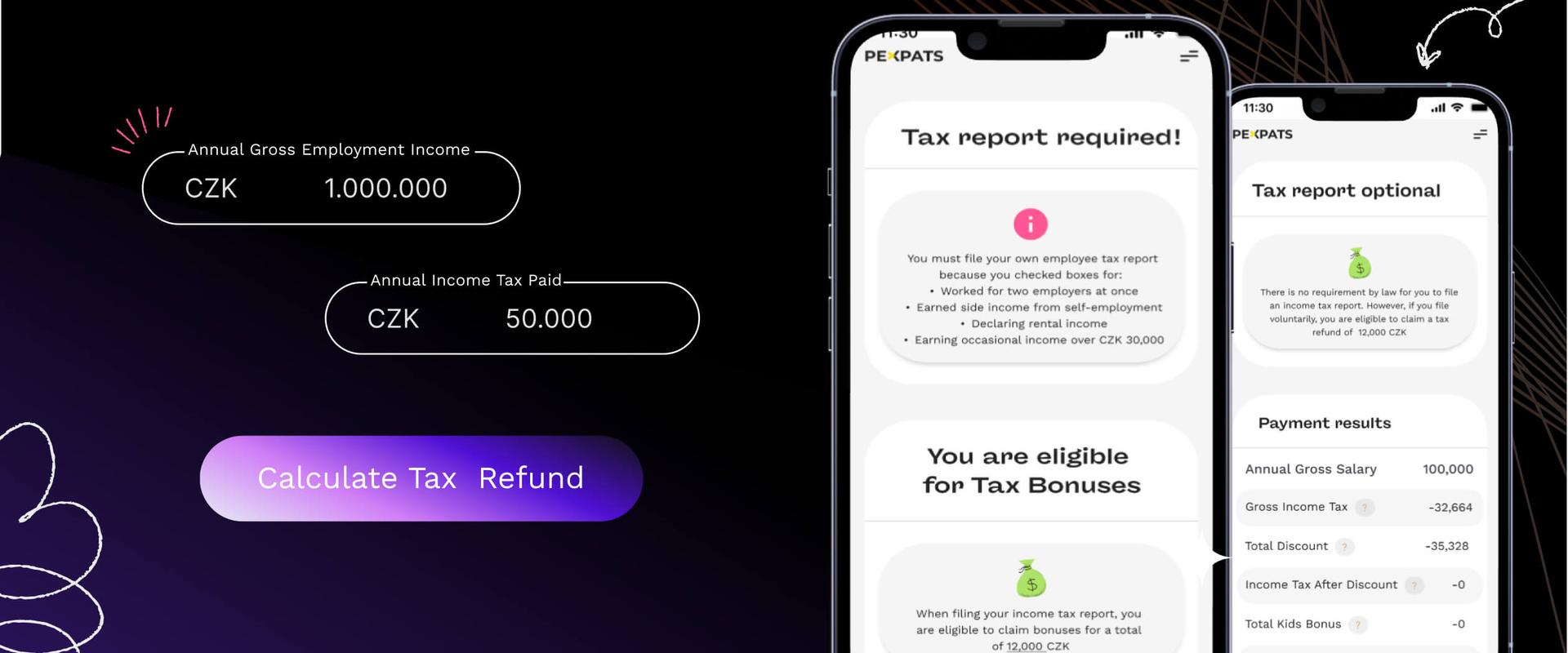 Employee Tax Return Calculator