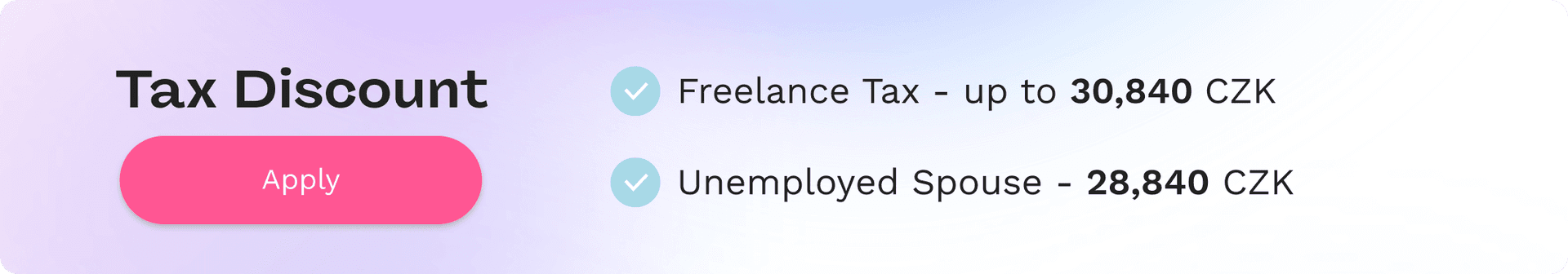 Tax Discount Czech Republic